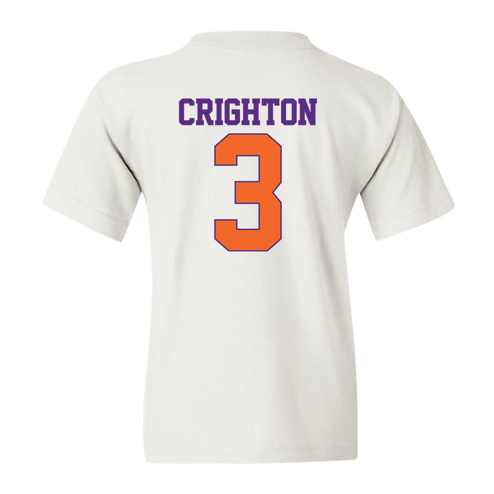 Clemson - NCAA Baseball : Jack Crighton - Classic Shersey Youth T-Shirt