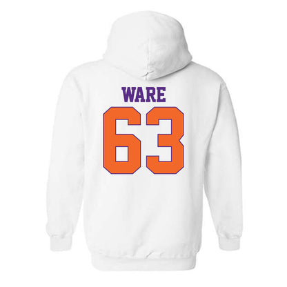 Clemson - NCAA Football : Easton Ware - Classic Shersey Hooded Sweatshirt-1