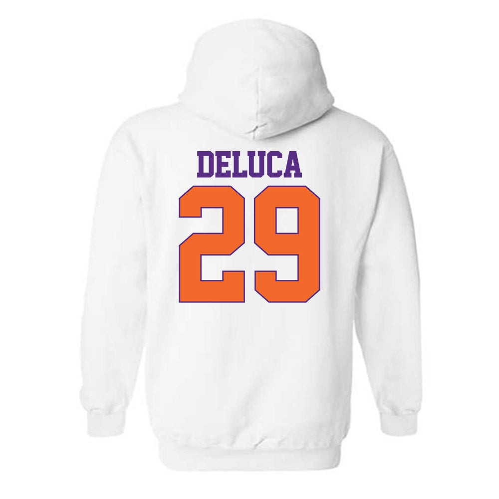Clemson - NCAA Women's Lacrosse : Tessa DeLuca - Classic Shersey Hooded Sweatshirt-1