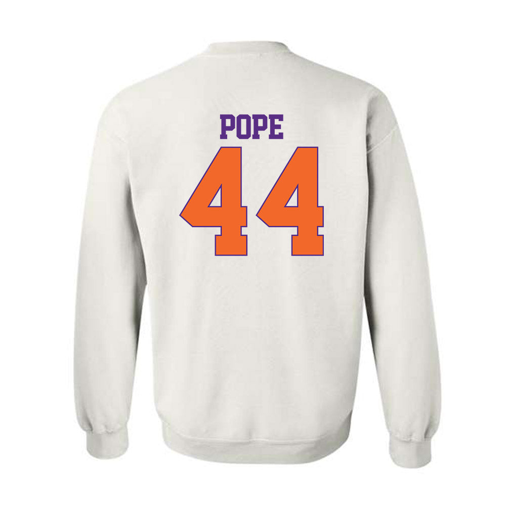 Clemson - NCAA Football : Banks Pope - Classic Shersey Crewneck Sweatshirt-1