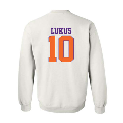 Clemson - NCAA Football : Jeadyn Lukus - Classic Shersey Crewneck Sweatshirt-1