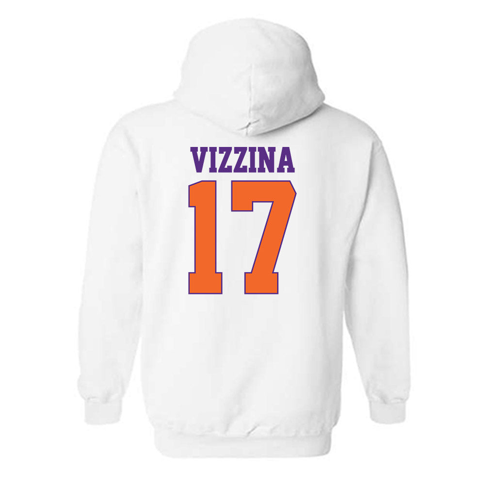Clemson - NCAA Football : Christopher Vizzina - Classic Shersey Hooded Sweatshirt-1