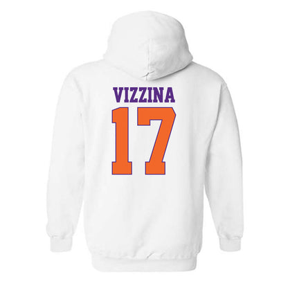 Clemson - NCAA Football : Christopher Vizzina - Classic Shersey Hooded Sweatshirt-1