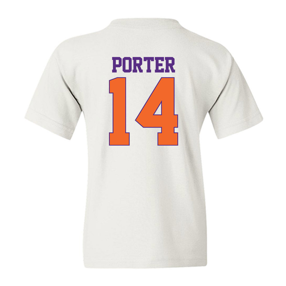 Clemson - NCAA Women's Basketball : Addie Porter - Classic Shersey Youth T-Shirt-1
