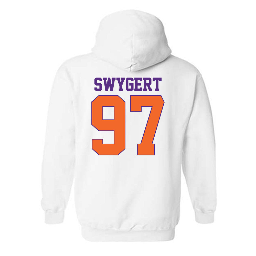 Clemson - NCAA Football : Patrick Swygert - Classic Shersey Hooded Sweatshirt-1