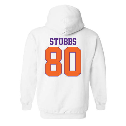 Clemson - NCAA Football : Luke Stubbs - Classic Shersey Hooded Sweatshirt-1