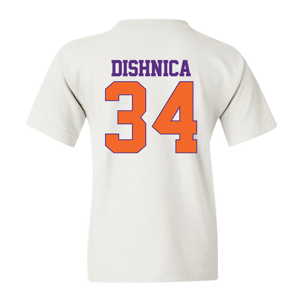 Clemson - NCAA Men's Soccer : Samir Dishnica - Classic Shersey Youth T-Shirt