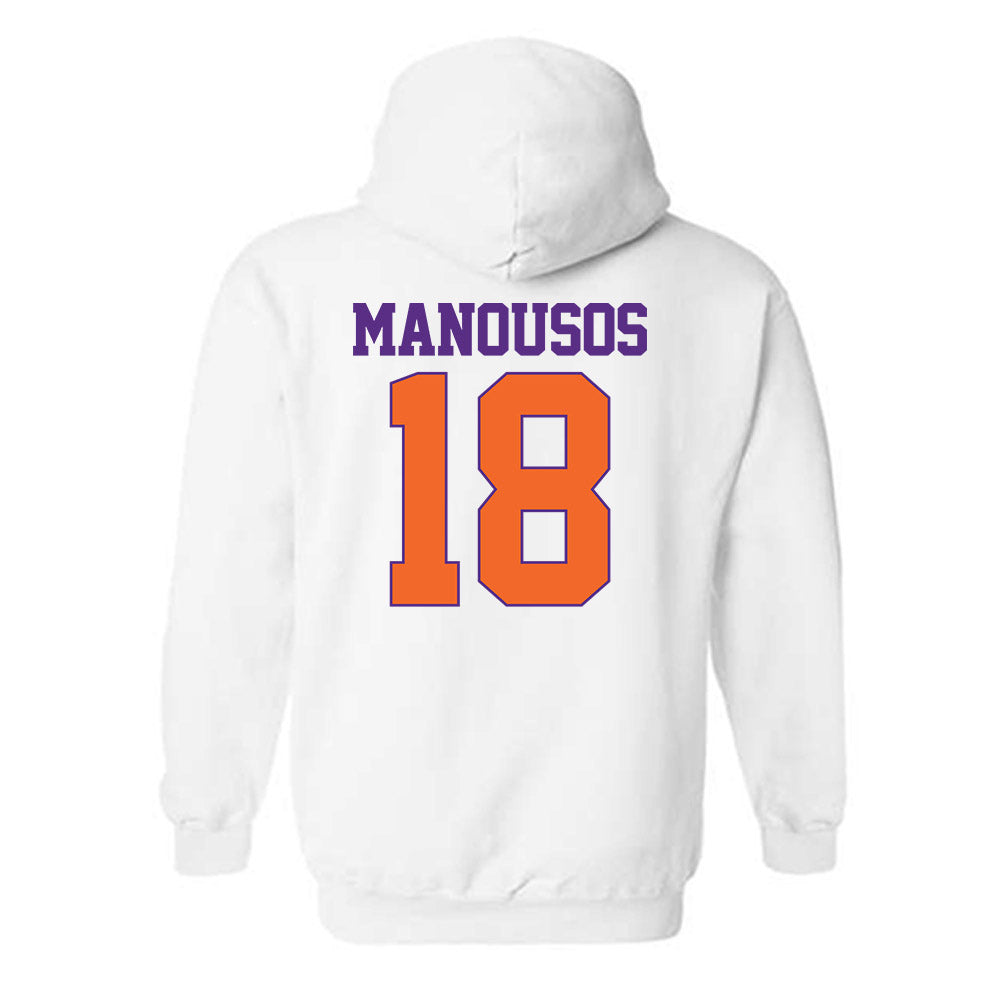 Clemson - NCAA Women's Soccer : Maria Manousos - Classic Shersey Hooded Sweatshirt-1
