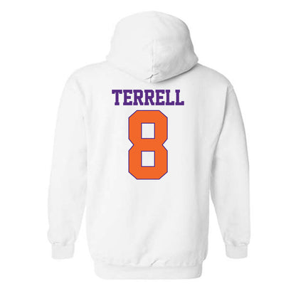 Clemson - NCAA Football : Avieon Terrell - Classic Shersey Hooded Sweatshirt-1