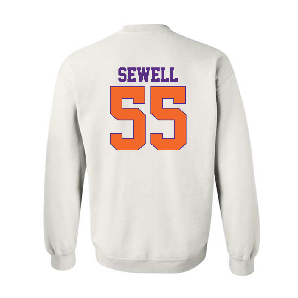 Clemson - NCAA Football : Harris Sewell - Classic Shersey Crewneck Sweatshirt-1