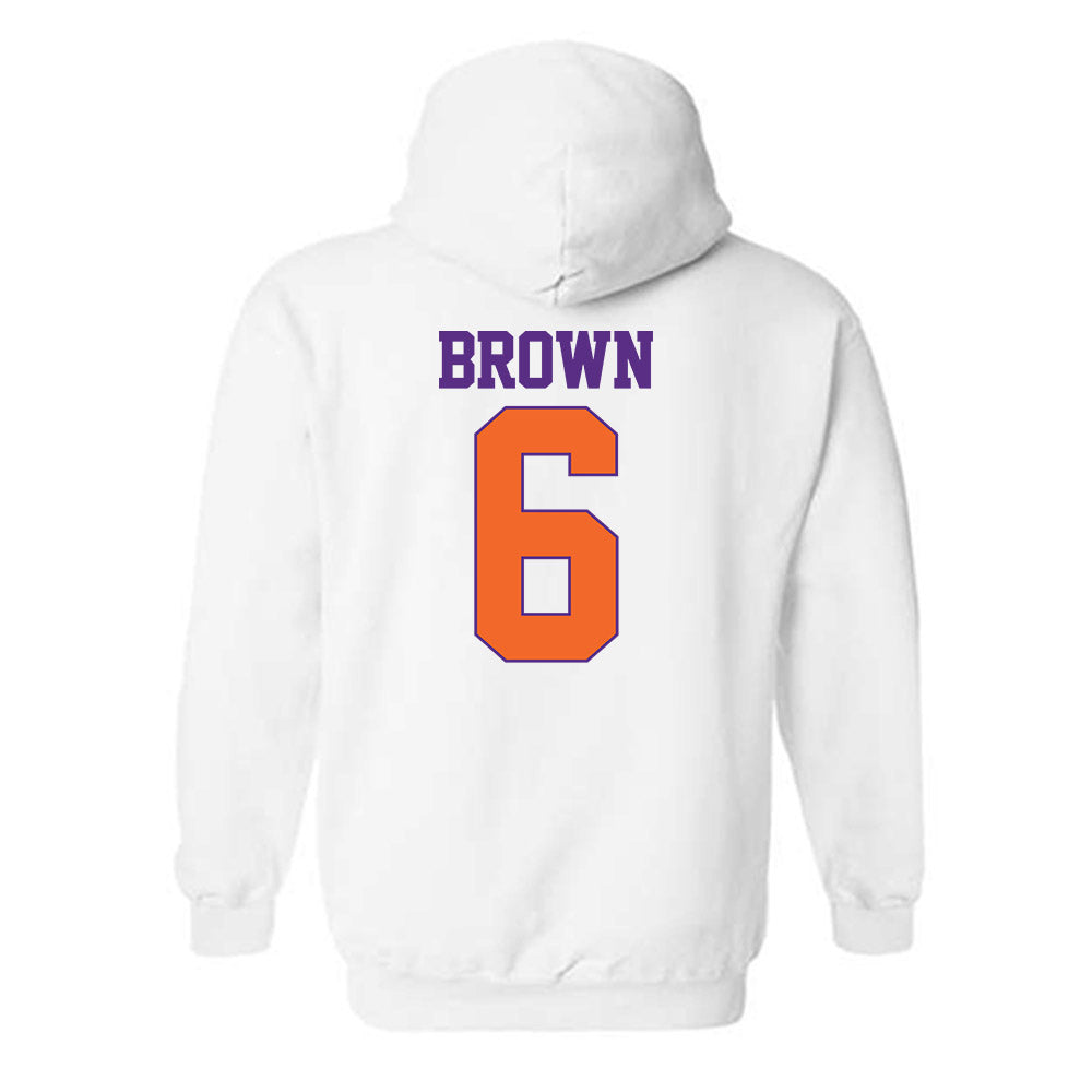Clemson - NCAA Football : Tyler Brown - Classic Shersey Hooded Sweatshirt-1