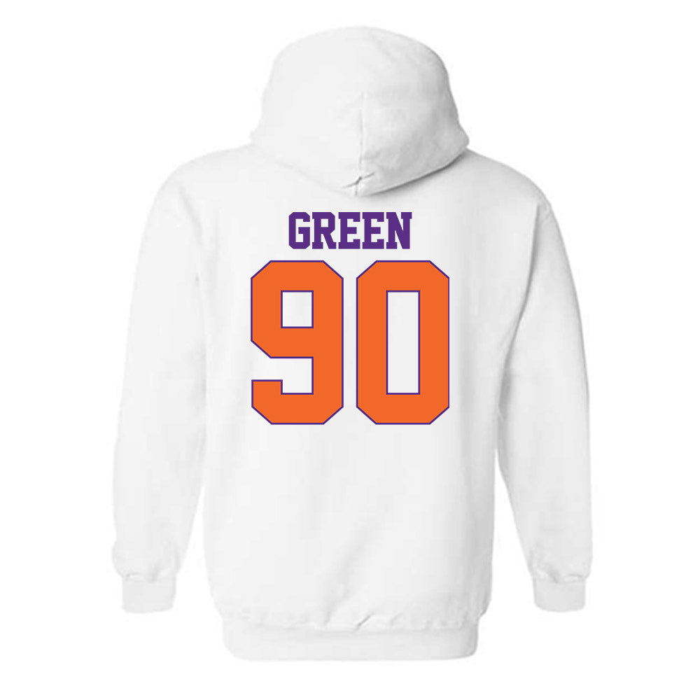 Clemson - NCAA Football : Stephiylan Green - Classic Shersey Hooded Sweatshirt-1