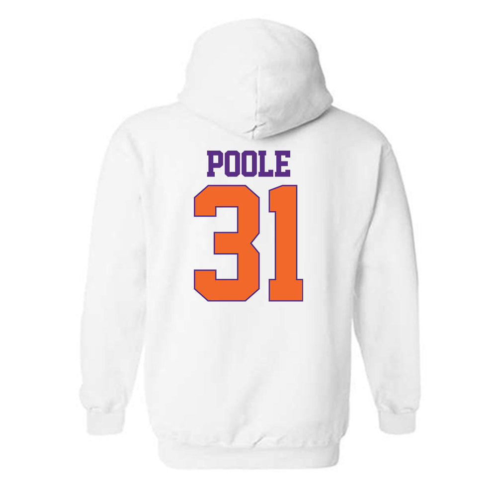 Clemson - NCAA Women's Basketball : Anya Poole - Classic Shersey Hooded Sweatshirt-1