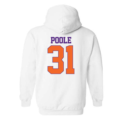 Clemson - NCAA Women's Basketball : Anya Poole - Classic Shersey Hooded Sweatshirt-1