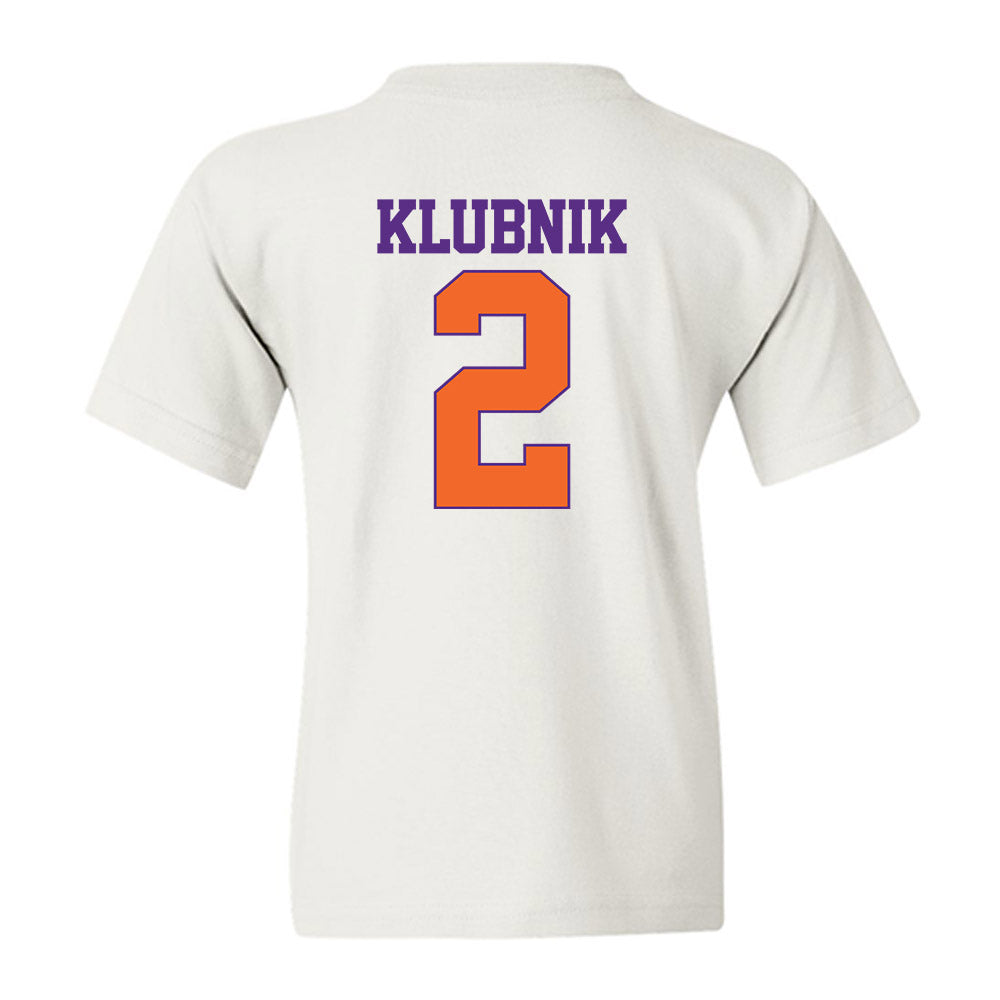 Clemson - NCAA Football : Cade Klubnik - Classic Shersey Youth T-Shirt-1