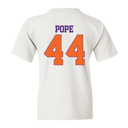 Clemson - NCAA Football : Banks Pope - Classic Shersey Youth T-Shirt-1