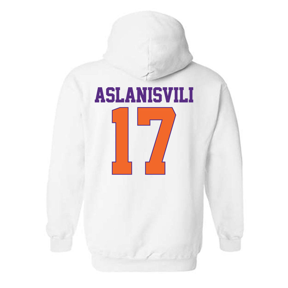 Clemson - NCAA Women's Tennis : Artemis Aslanisvili - Classic Shersey Hooded Sweatshirt-1
