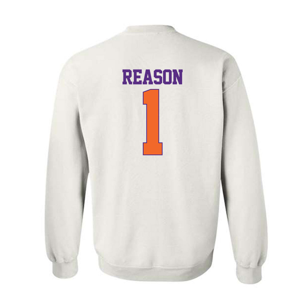 Clemson - NCAA Women's Soccer : Nona Reason - Classic Shersey Crewneck Sweatshirt-1