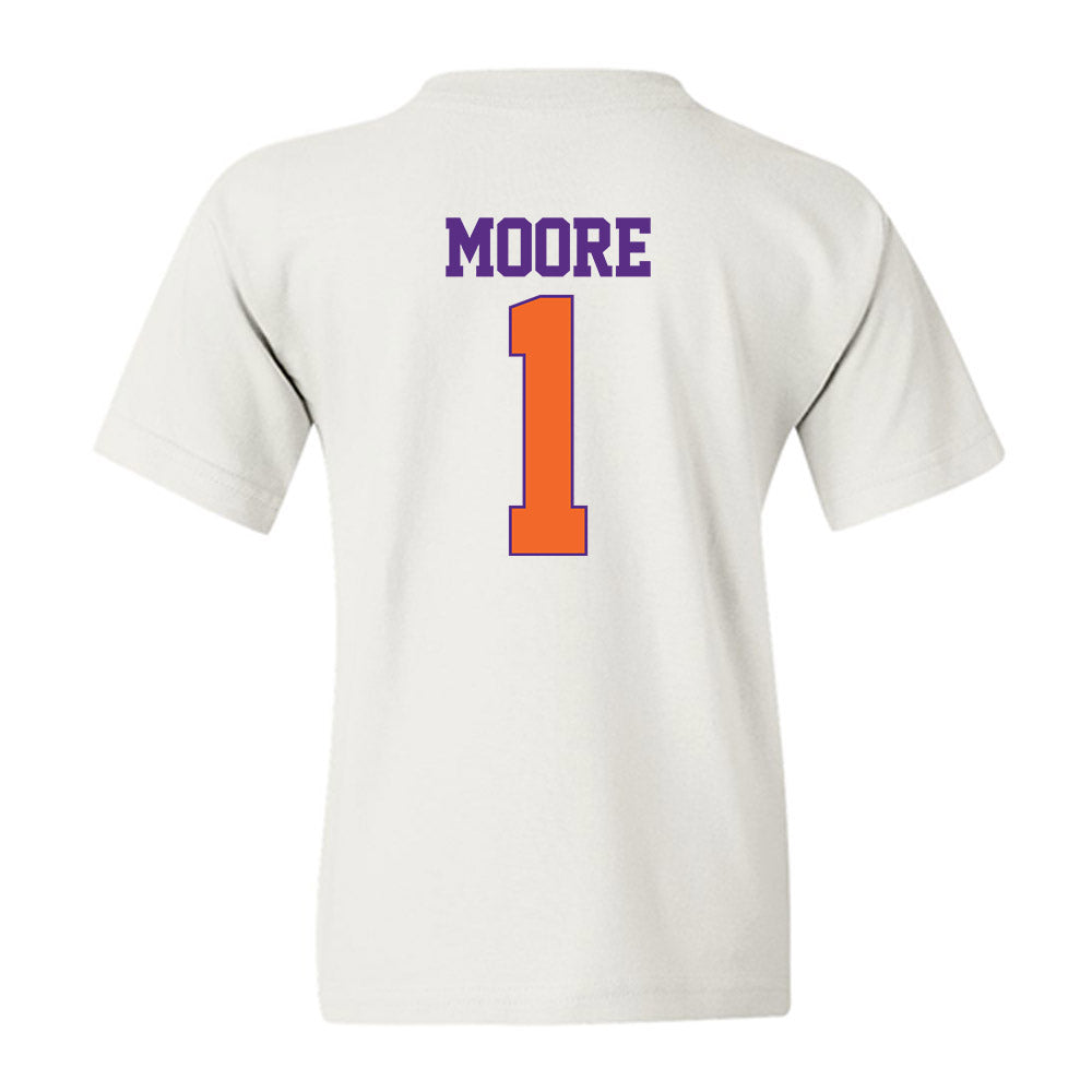 Clemson - NCAA Football : T.J. Moore - Classic Shersey Youth T-Shirt-1
