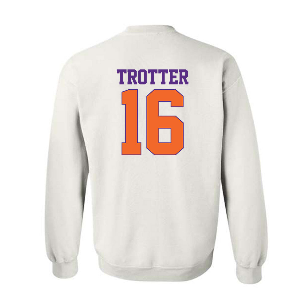Clemson - NCAA Football : Cade Trotter - Classic Shersey Crewneck Sweatshirt-1