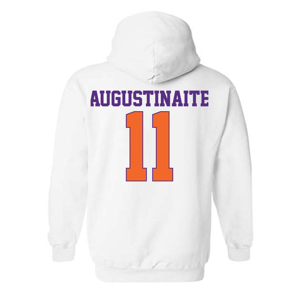 Clemson - NCAA Women's Basketball : Rusne Augustinaite - Classic Shersey Hooded Sweatshirt-1