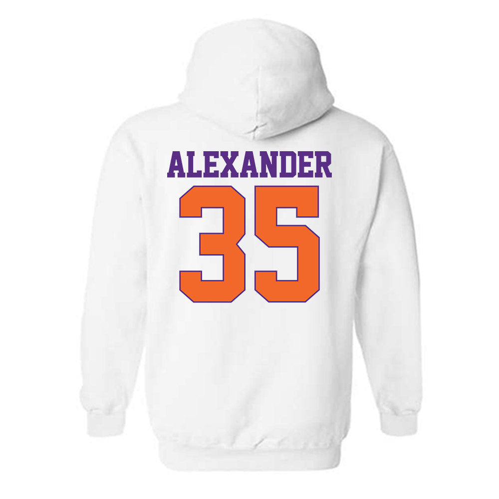 Clemson - NCAA Football : Jeremiah Alexander - Classic Shersey Hooded Sweatshirt-1