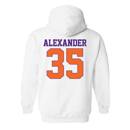 Clemson - NCAA Football : Jeremiah Alexander - Classic Shersey Hooded Sweatshirt-1