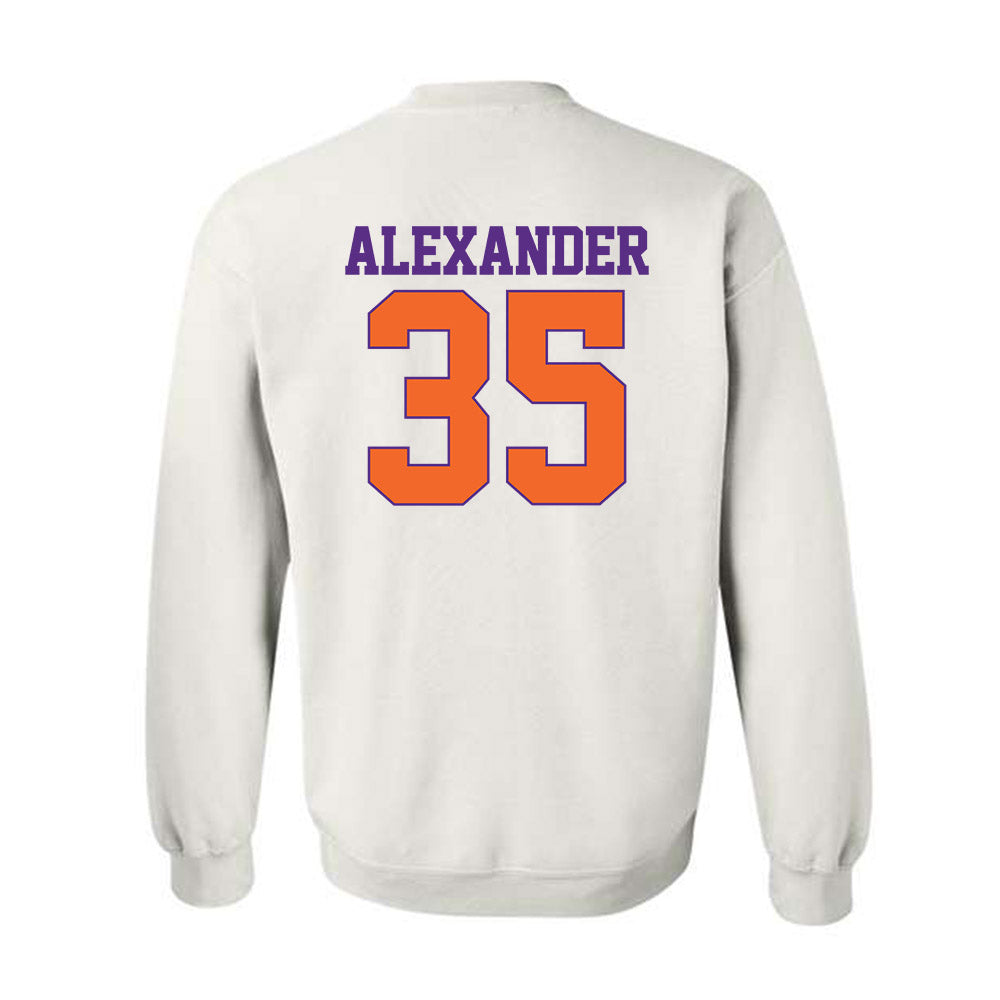 Clemson - NCAA Football : Jeremiah Alexander - Classic Shersey Crewneck Sweatshirt-1