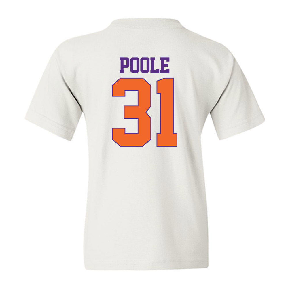 Clemson - NCAA Women's Basketball : Anya Poole - Classic Shersey Youth T-Shirt-1