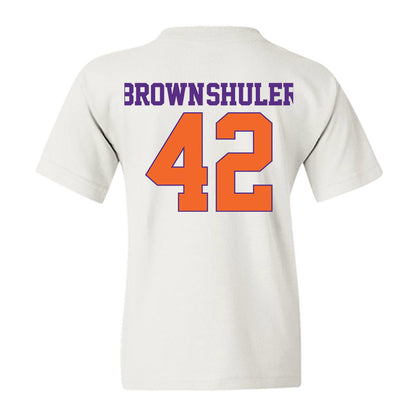 Clemson - NCAA Football : Hevin Brown-Shuler - Classic Shersey Youth T-Shirt-1