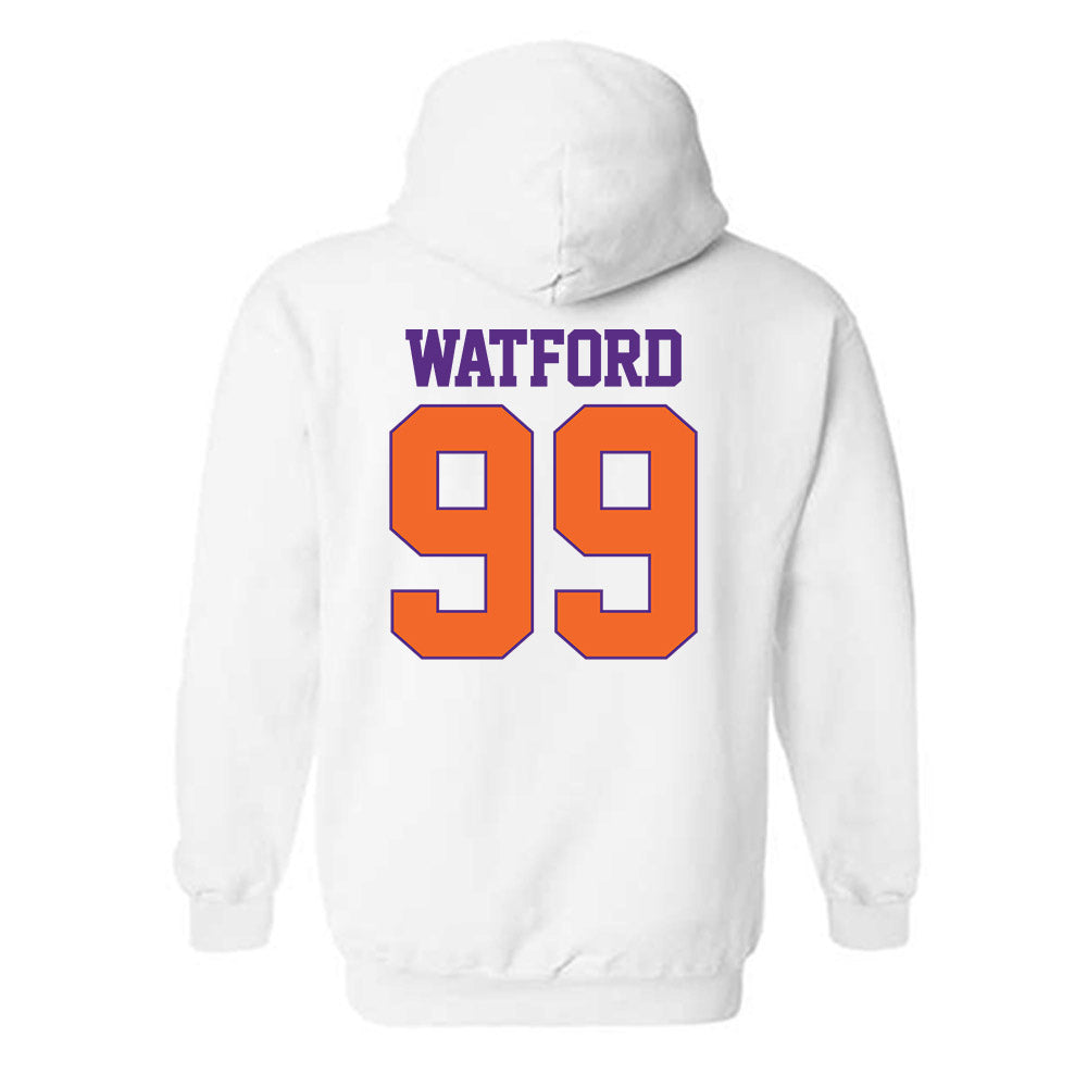 Clemson - NCAA Football : Ari Watford - Classic Shersey Hooded Sweatshirt-1