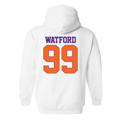 Clemson - NCAA Football : Ari Watford - Classic Shersey Hooded Sweatshirt-1