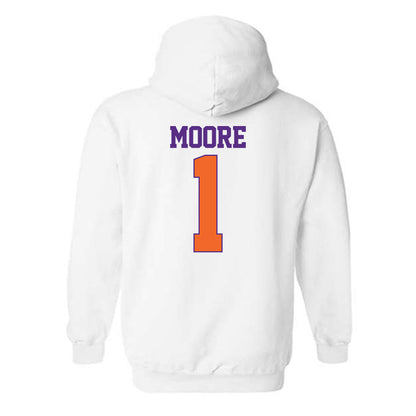 Clemson - NCAA Football : T.J. Moore - Classic Shersey Hooded Sweatshirt-1