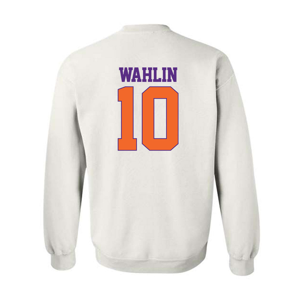 Clemson - NCAA Men's Basketball : Jake Wahlin - Classic Shersey Crewneck Sweatshirt-1