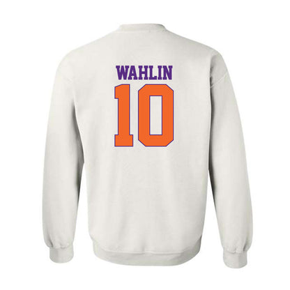 Clemson - NCAA Men's Basketball : Jake Wahlin - Classic Shersey Crewneck Sweatshirt-1