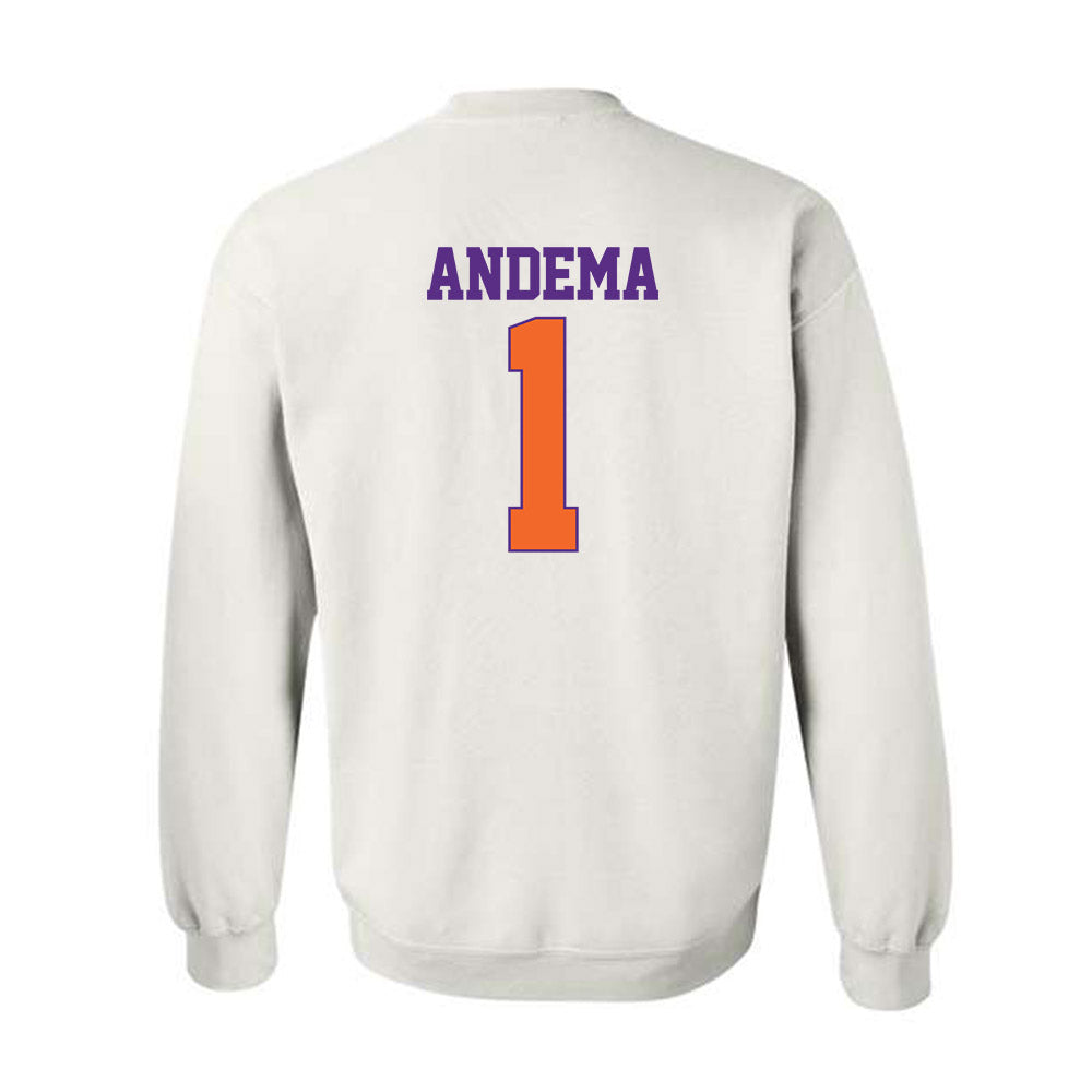 Clemson - NCAA Men's Soccer : Joseph Andema - Classic Shersey Crewneck Sweatshirt-1