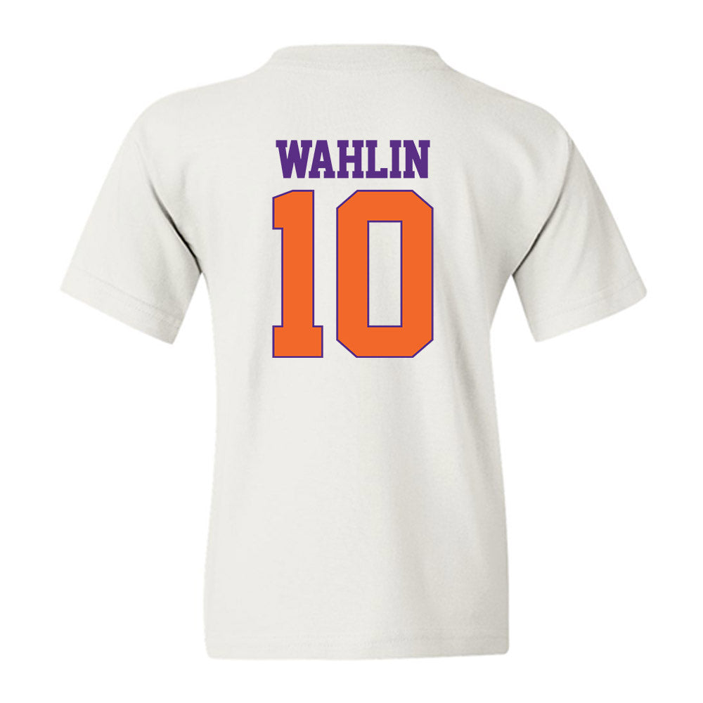 Clemson - NCAA Men's Basketball : Jake Wahlin - Classic Shersey Youth T-Shirt-1