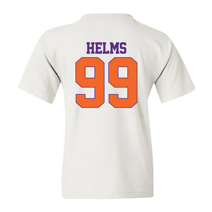 Clemson - NCAA Football : Hunter Helms - Classic Shersey Youth T-Shirt-1
