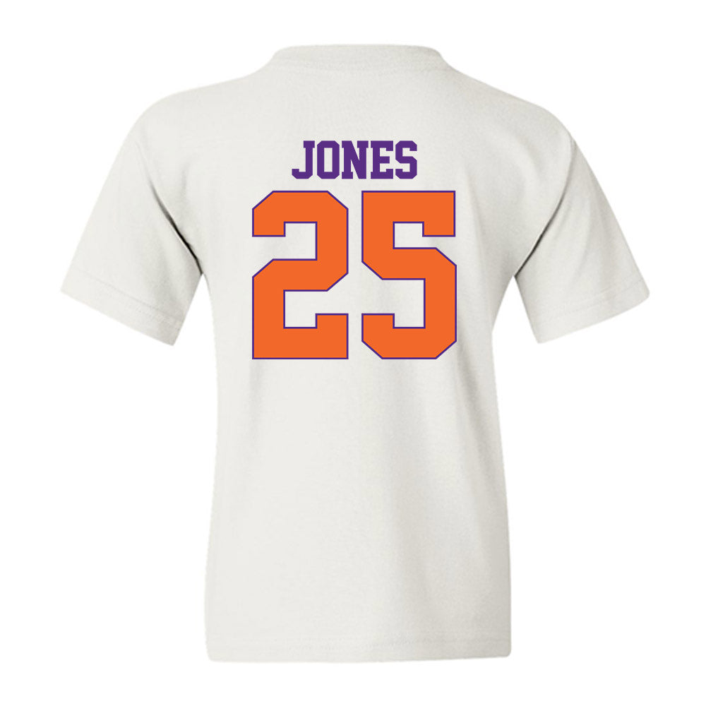 Clemson - NCAA Football : Ricardo Jones - Classic Shersey Youth T-Shirt-1