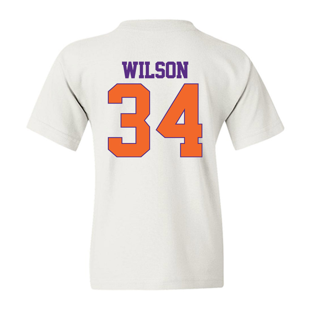Clemson - NCAA Football : Max Wilson - Classic Shersey Youth T-Shirt-1