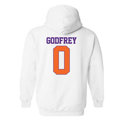 Clemson - NCAA Men's Basketball : RJ Godfrey - Classic Shersey Hooded Sweatshirt-1