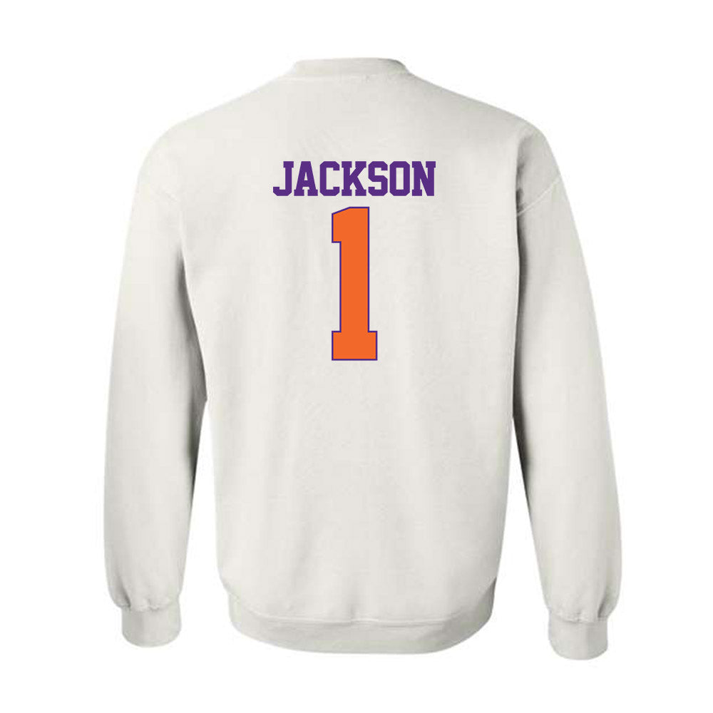 Clemson - NCAA Women's Basketball : Amaia Jackson - Classic Shersey Crewneck Sweatshirt-1
