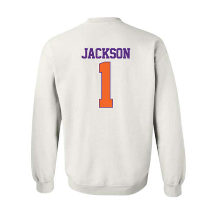 Clemson - NCAA Women's Basketball : Amaia Jackson - Classic Shersey Crewneck Sweatshirt-1