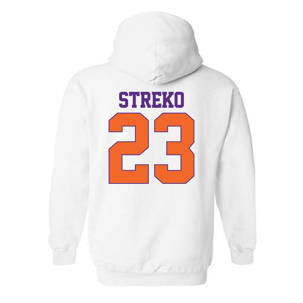 Clemson - NCAA Football : Peyton Streko - Classic Shersey Hooded Sweatshirt-1