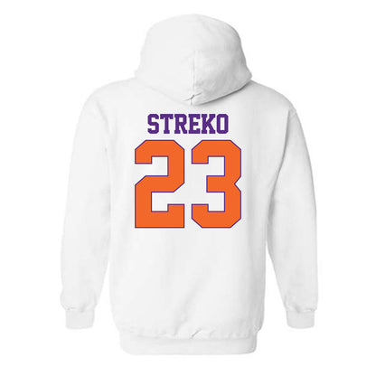 Clemson - NCAA Football : Peyton Streko - Classic Shersey Hooded Sweatshirt-1