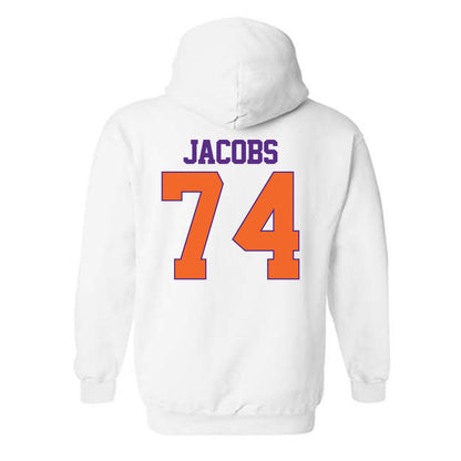 Clemson - NCAA Football : Brayden Jacobs - Classic Shersey Hooded Sweatshirt-1