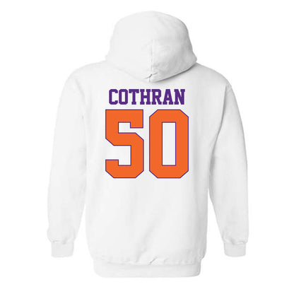 Clemson - NCAA Football : Fletcher Cothran - Classic Shersey Hooded Sweatshirt-1