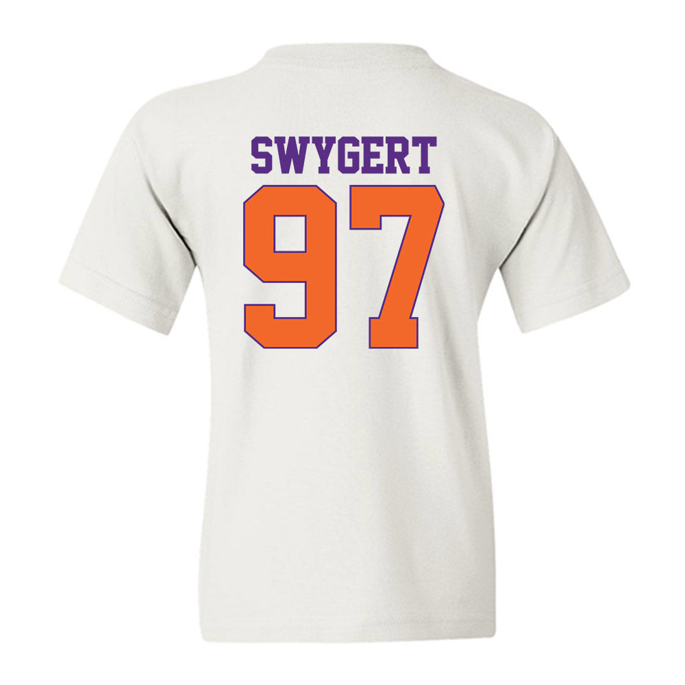 Clemson - NCAA Football : Patrick Swygert - Classic Shersey Youth T-Shirt-1