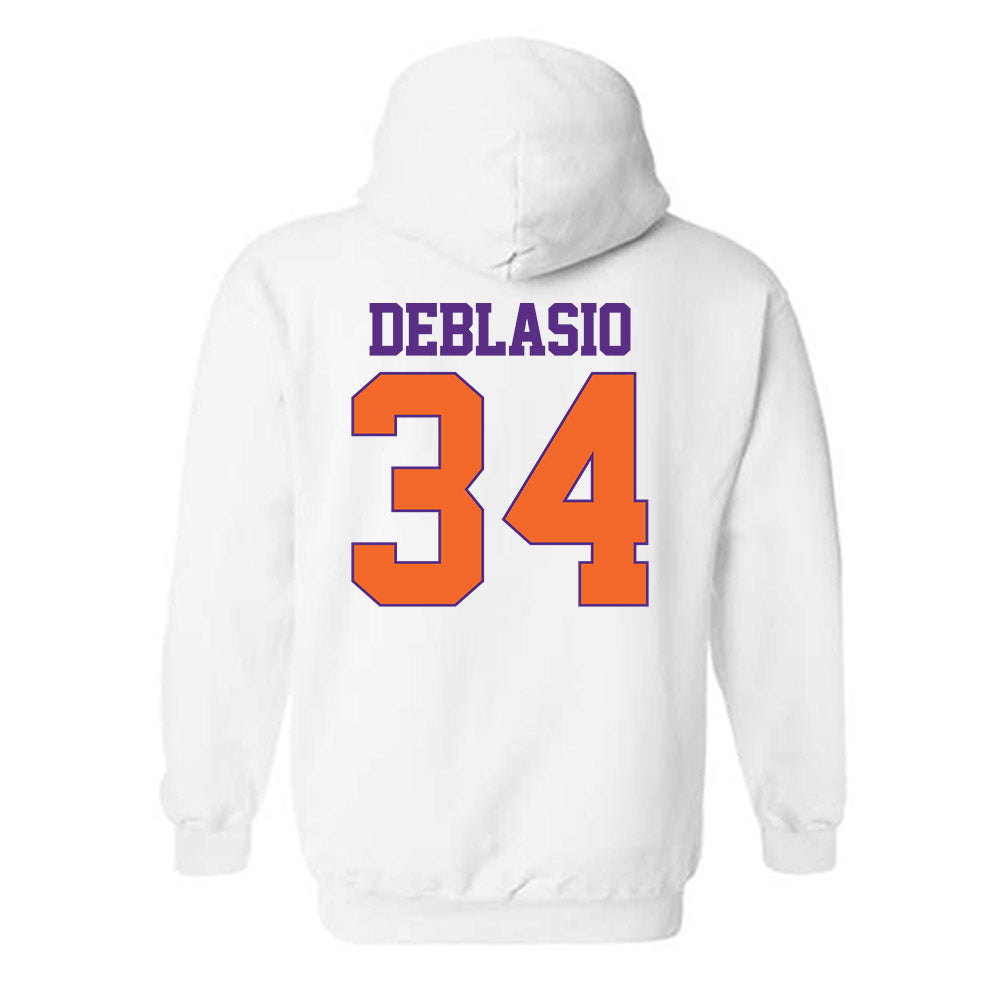 Clemson - NCAA Women's Lacrosse : Jordan DeBlasio - Classic Shersey Hooded Sweatshirt-1