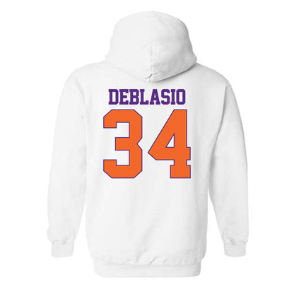 Clemson - NCAA Women's Lacrosse : Jordan DeBlasio - Classic Shersey Hooded Sweatshirt-1